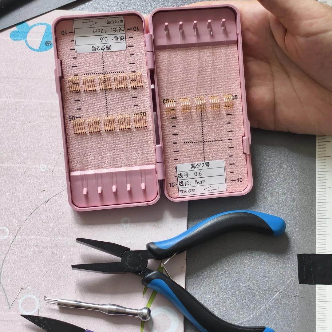 金袖海夕超短子线双钩海夕防缠绕溪流野钓鱼钩40付100付