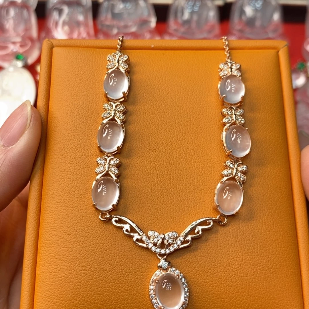 石英岩玉合金吊坠(赠链)