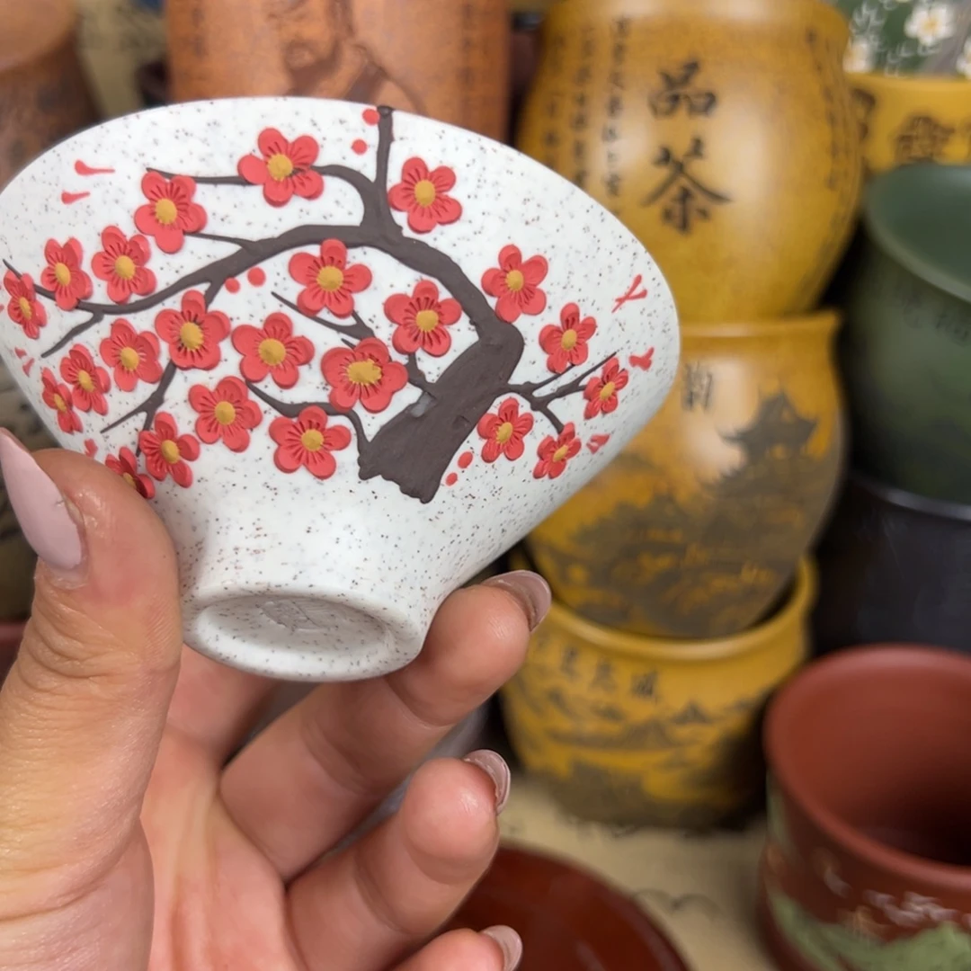 紫砂茶杯紫砂紫砂