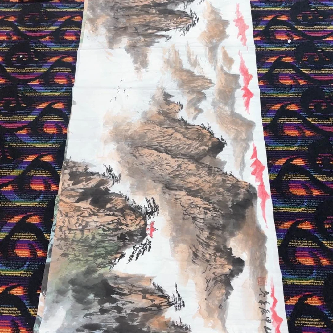 国画于新民小六尺童