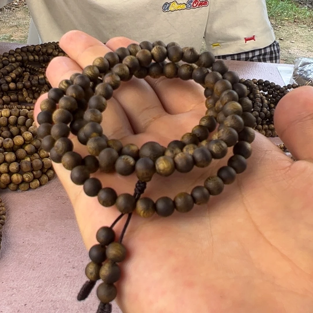 手串沉香0.6规格多圈14克