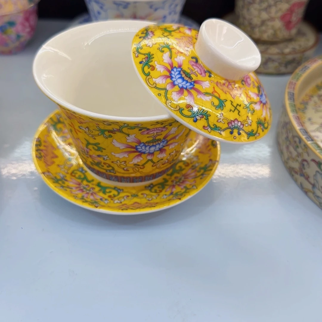 这些盖碗真好看！！！