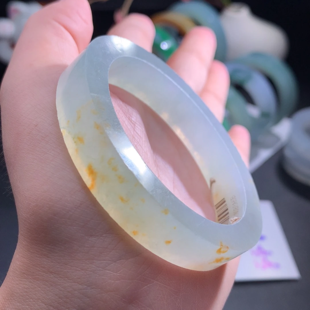 未镶嵌翡翠定制翡翠冰桂花糕