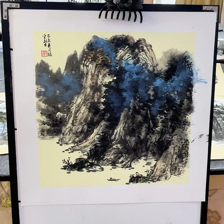 国画张圣敏先生纯手绘作品