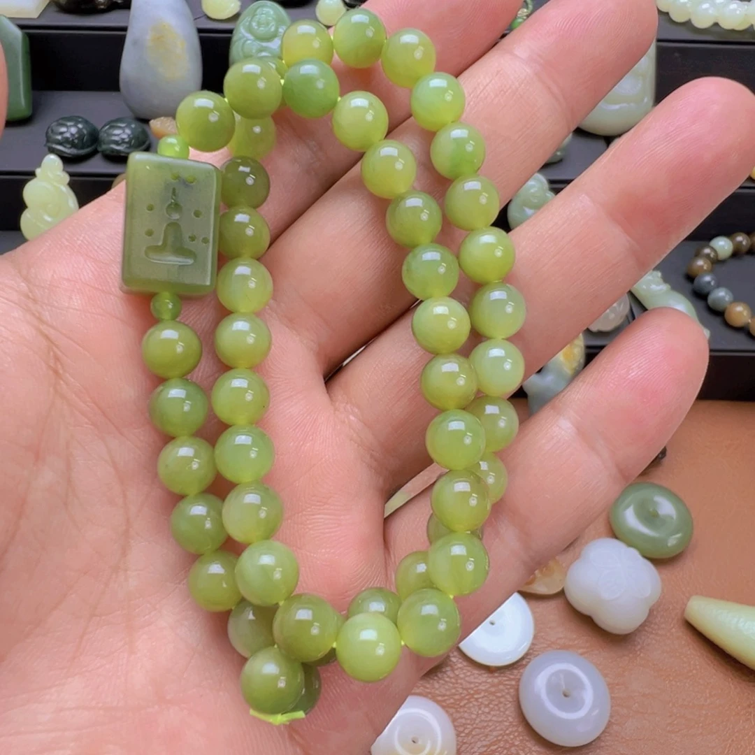 未镶嵌和田玉（糖玉）珠宝半成品