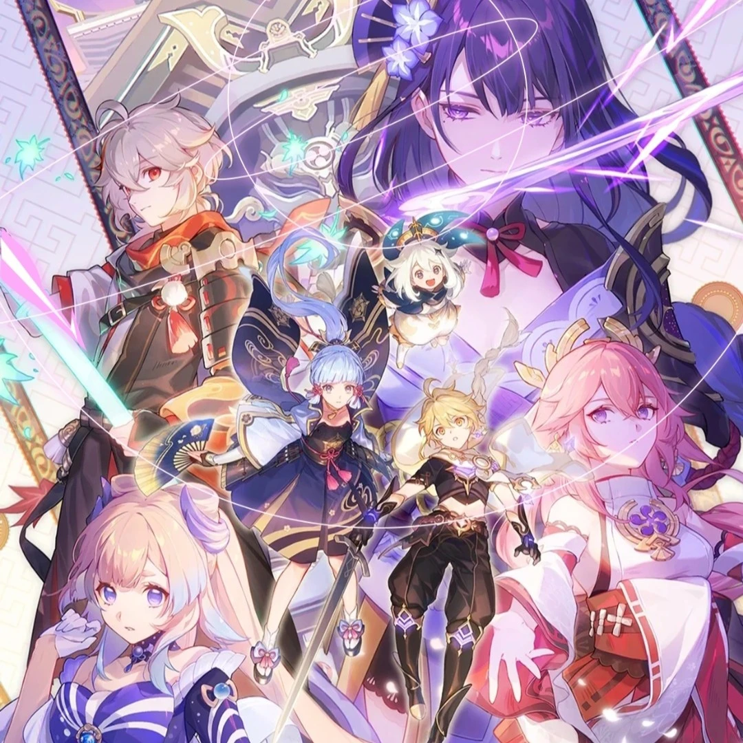 【盒】星筑文创原神水晶砖同人二创卡牌收藏盲盒【默认代拆】