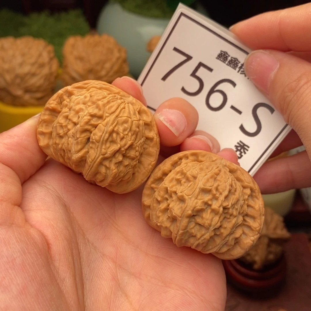 文玩核桃把件白狮39