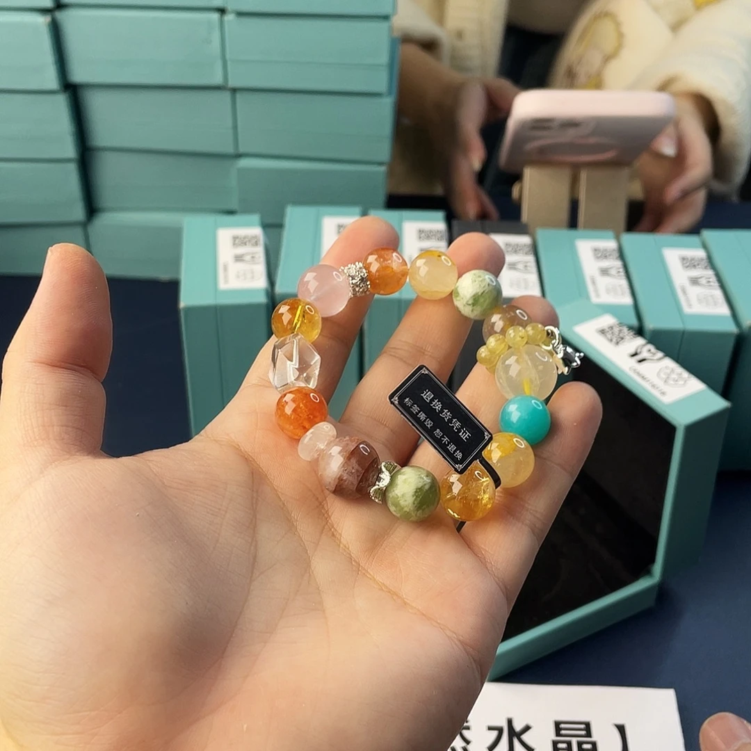 手链银S925镶嵌水晶