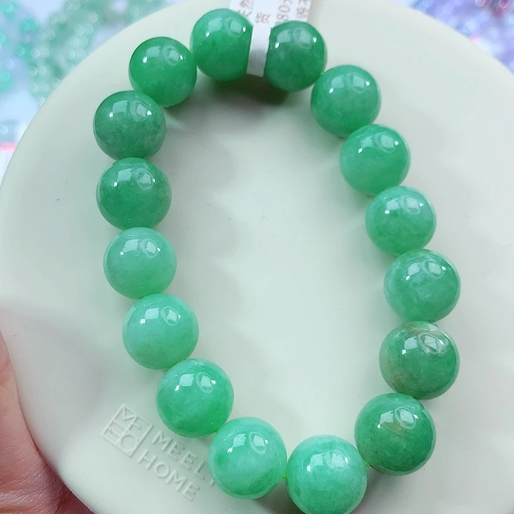 翡翠未镶嵌手链卡12.4