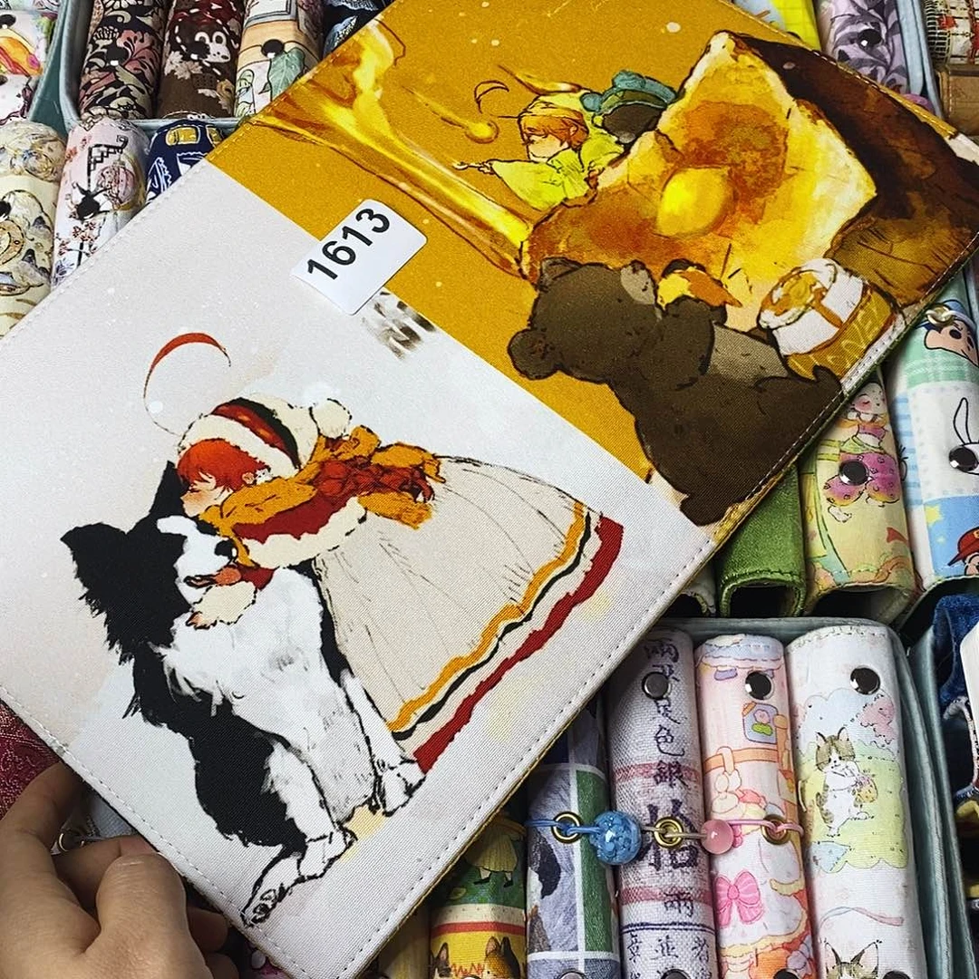 织绣A5 活页不加纸打孔1613