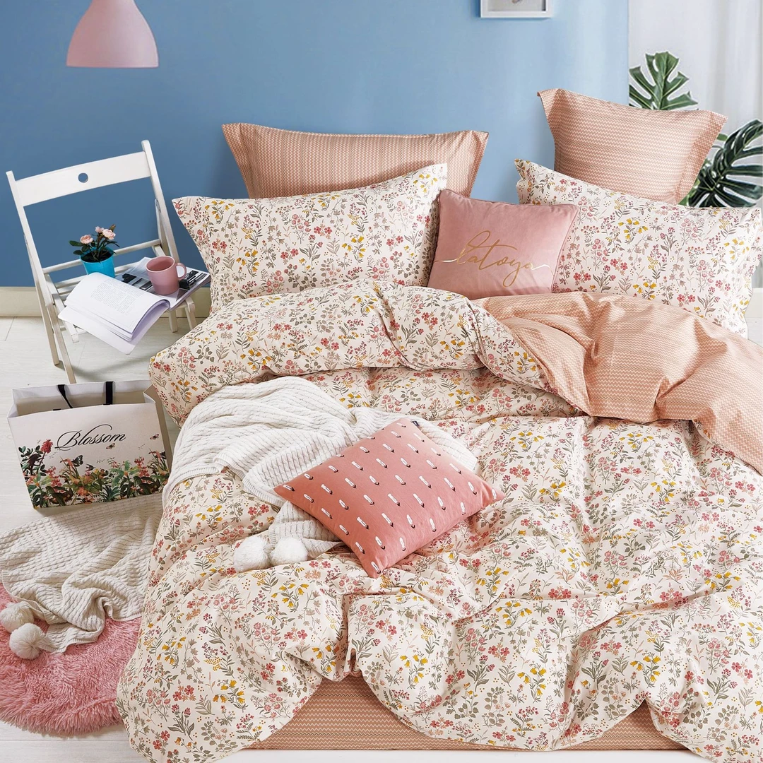 【千惠家纺】新年福利款40s纯棉四件套 枕套被套床单 送礼回馈 礼盒