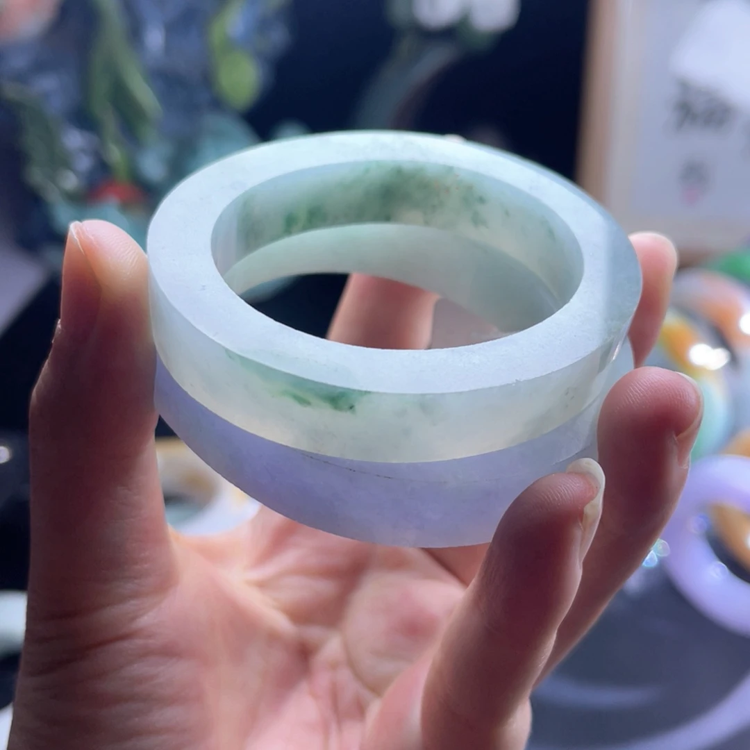 定制翡翠未镶嵌天然翡翠A货手镯