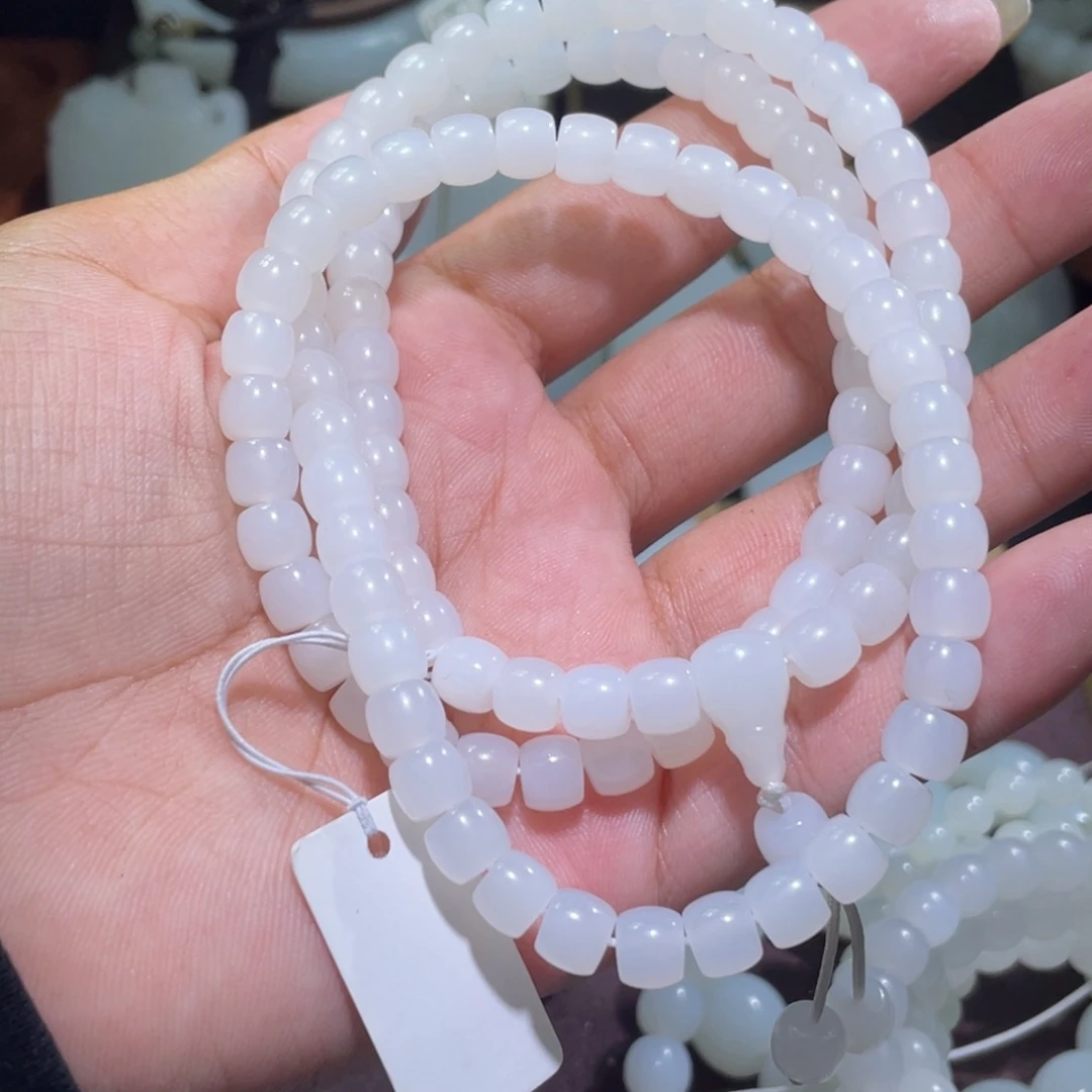 風***雲和田玉未镶嵌手链