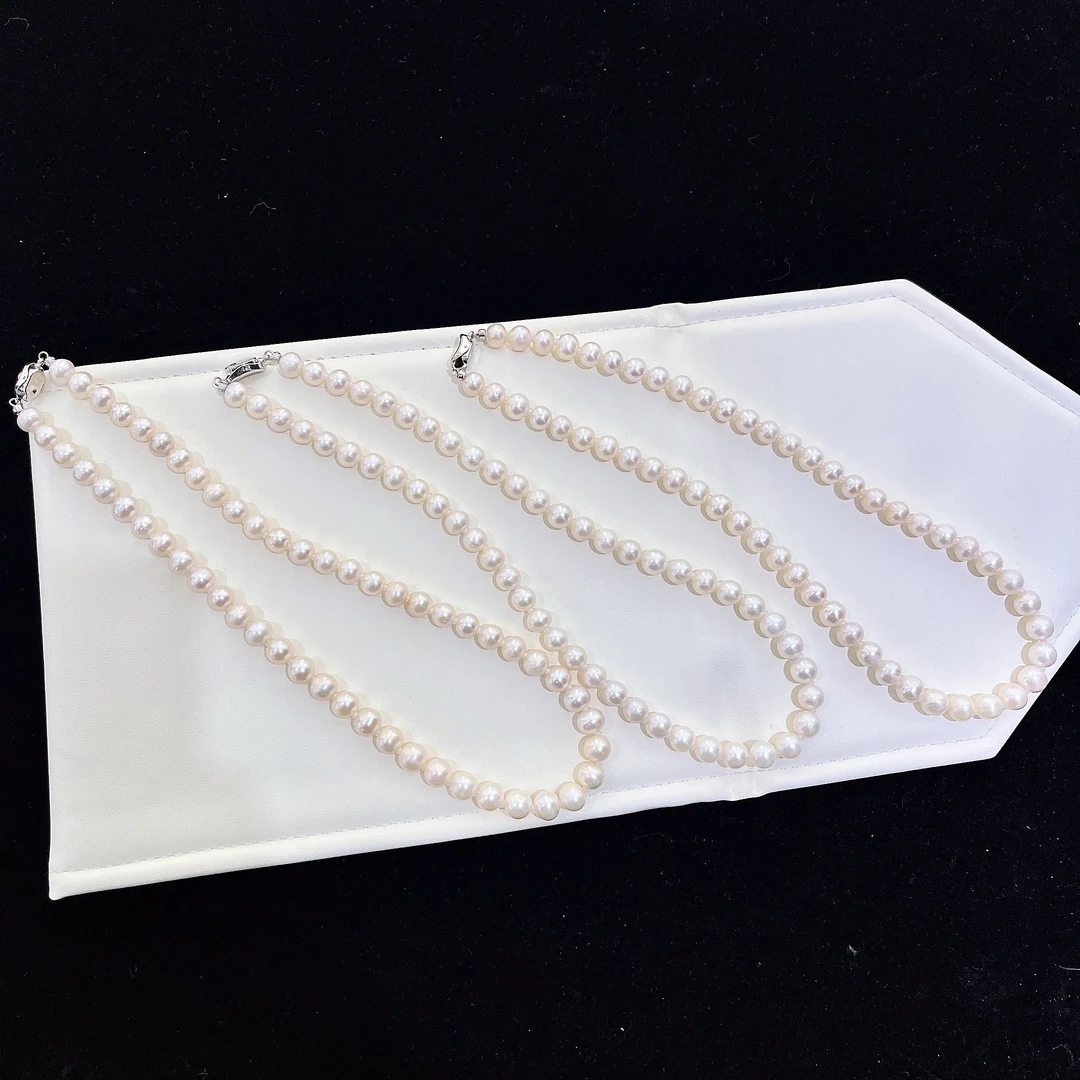 书记专场溯源福袋-天然淡水珍珠项链一条 约7-9mm FD25047