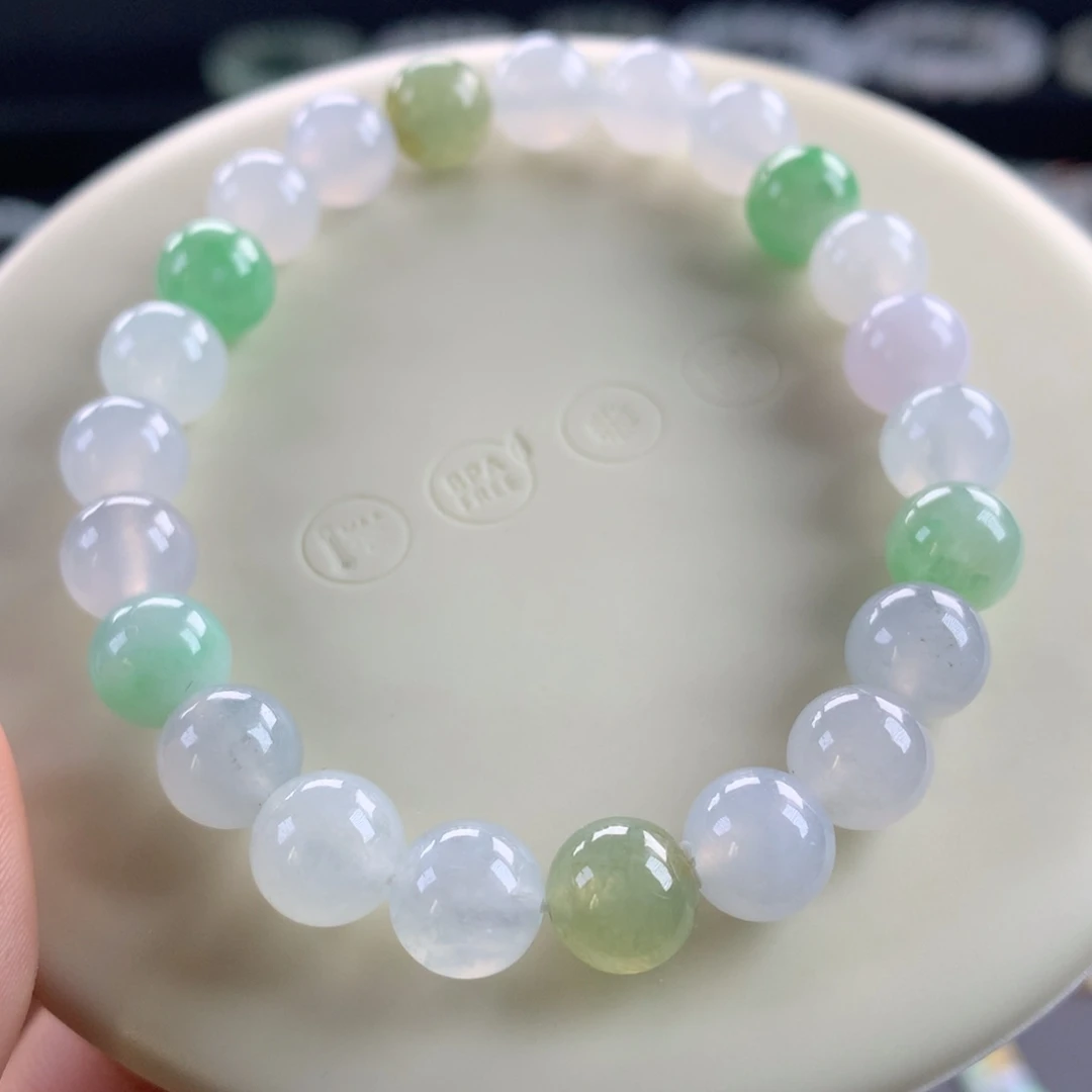 翡翠未镶嵌手链卡8