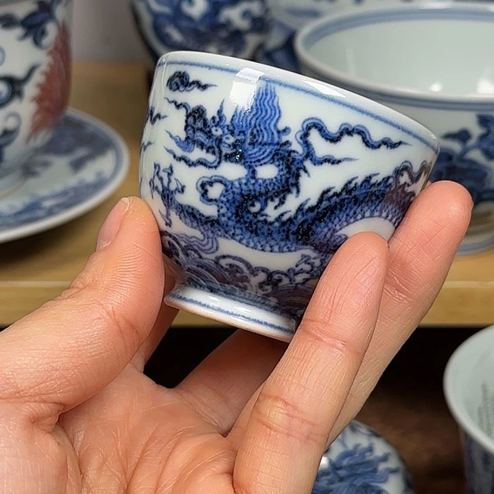 龙纹主人杯五云随安