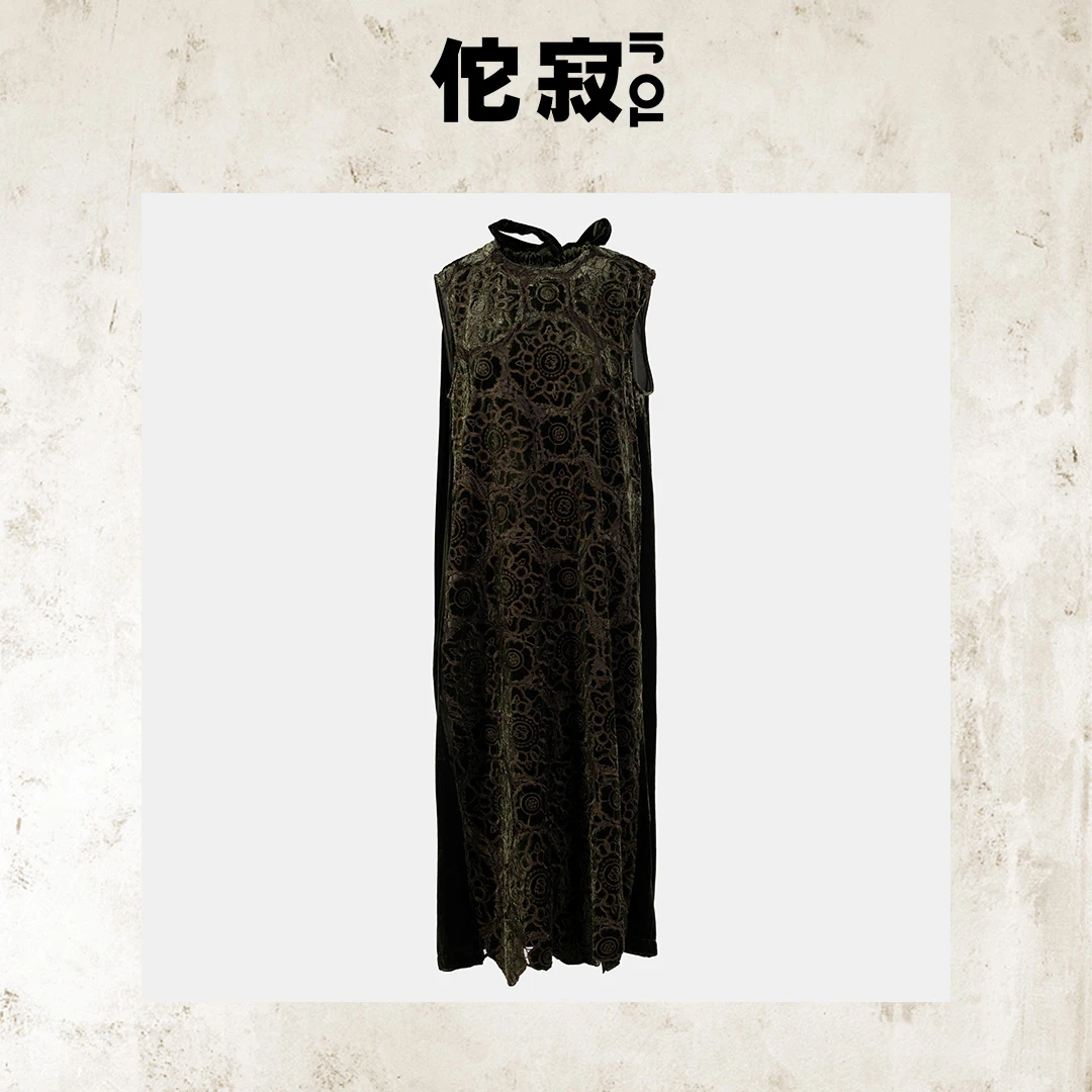 TOJI 佗寂时尚文艺秋冬百搭休闲丝绒连衣裙#ACM3L407