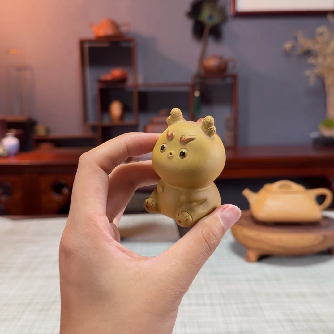 茶宠摆件，段泥，666