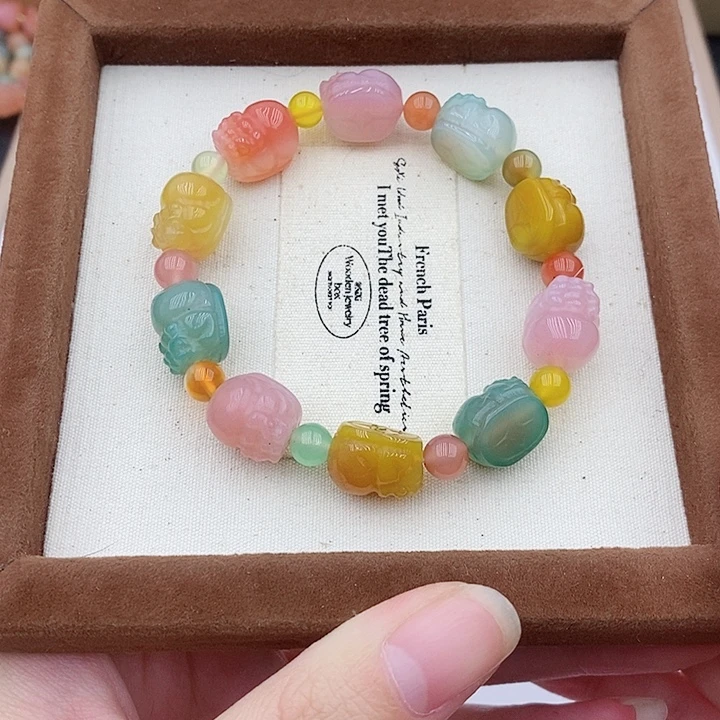 玛瑙未镶嵌手饰手串003