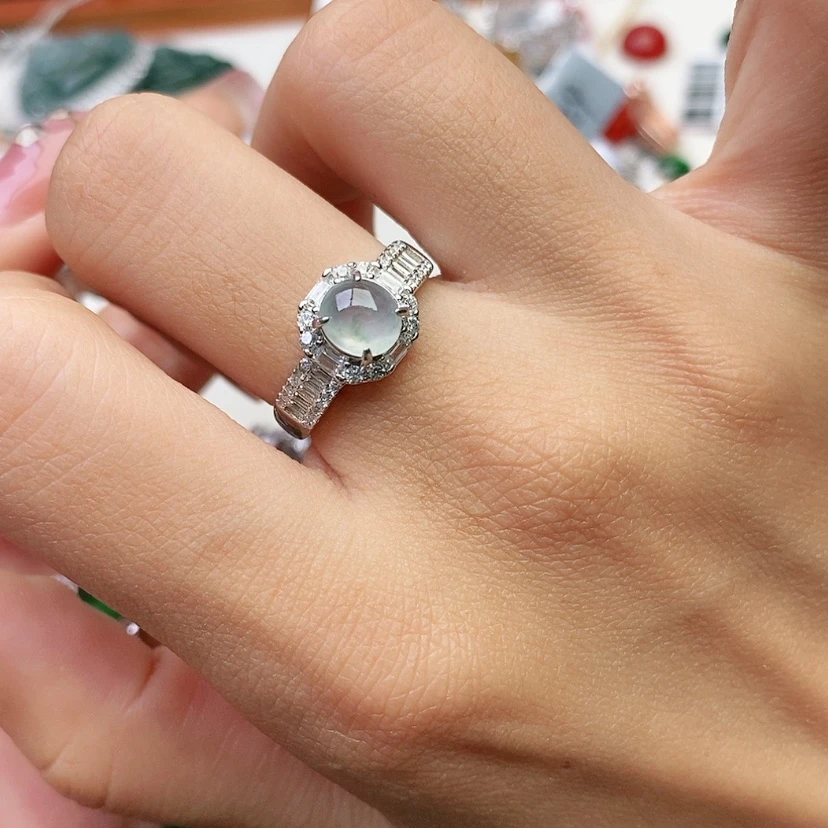 【闪购商品】翡翠戒指未镶嵌天然翡翠戒指