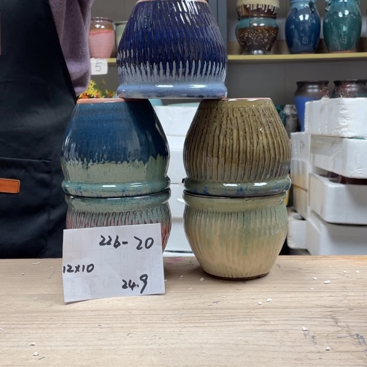 紫砂花盆多肉花盆微瑕20