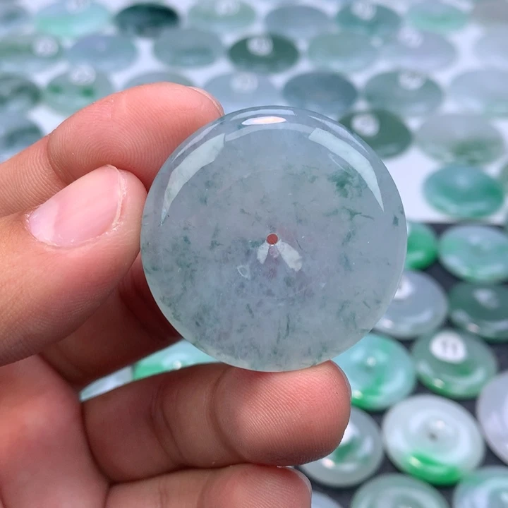 颈饰未镶嵌翡翠缅甸天然A货翡翠38.2-6.3