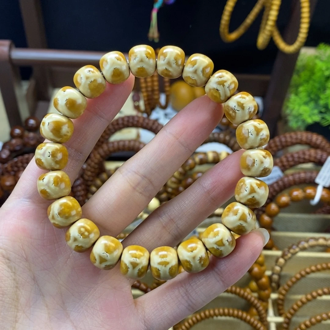 紫金鼠手串实心鬼脸