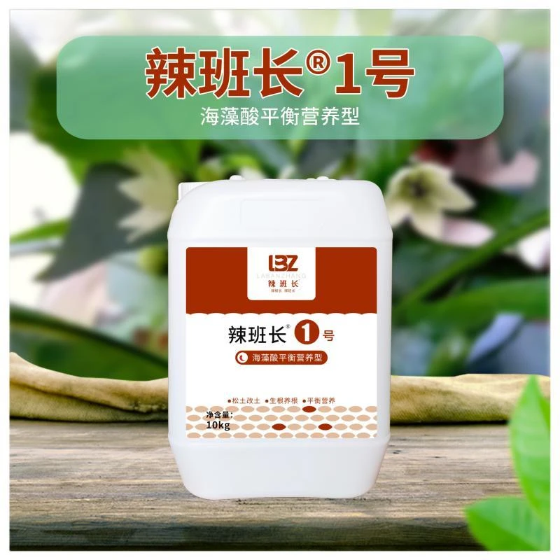 辣班长辣班长1号海藻酸多元素平衡营养型有机肥冲施肥桶肥10kg