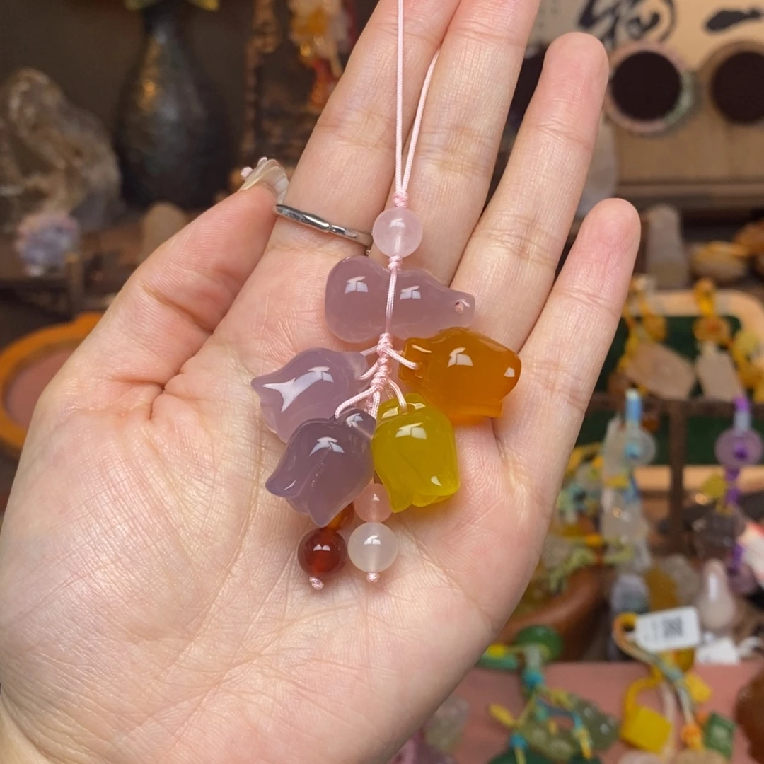 玛瑙/玉髓未镶嵌车挂
