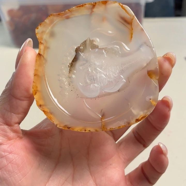 玛瑙/玉髓未镶嵌吊坠(不含链)