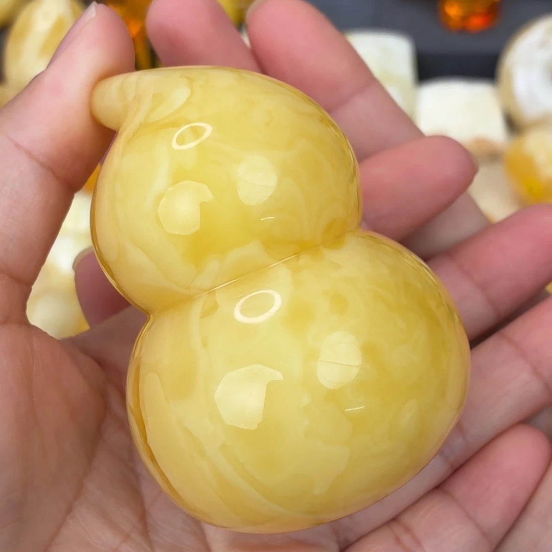 蜜蜡未镶嵌吊坠(不含链)葫芦