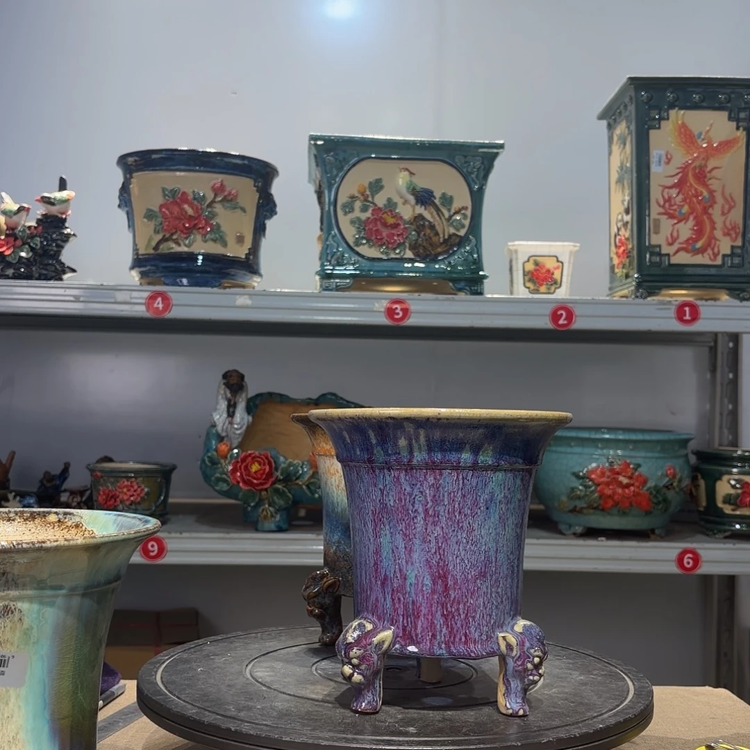 ****艺精品石湾花盆高端大气