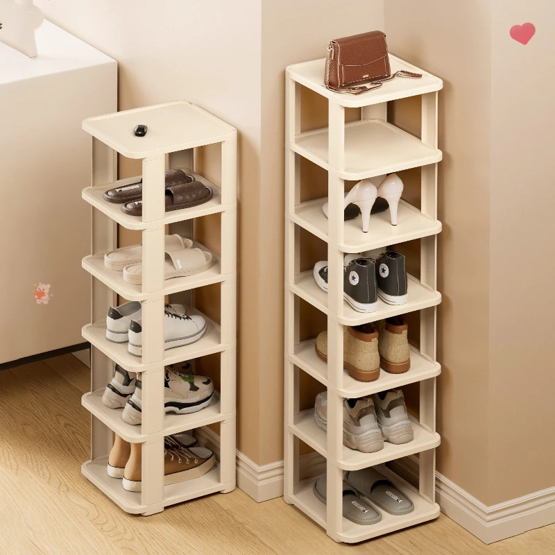 置物架简易家用门口收纳神器新款放鞋柜室内多层省空间小窄鞋架子
