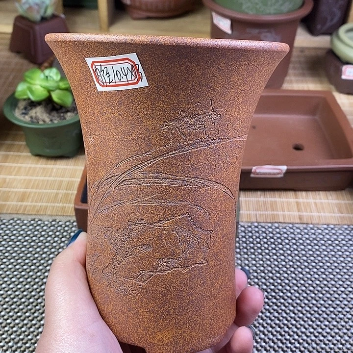 宜兴紫砂精品花盆