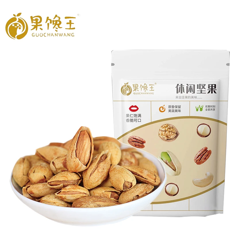 薄壳巴旦木奶香味纸皮坚果扁桃仁大颗粒零食杏仁