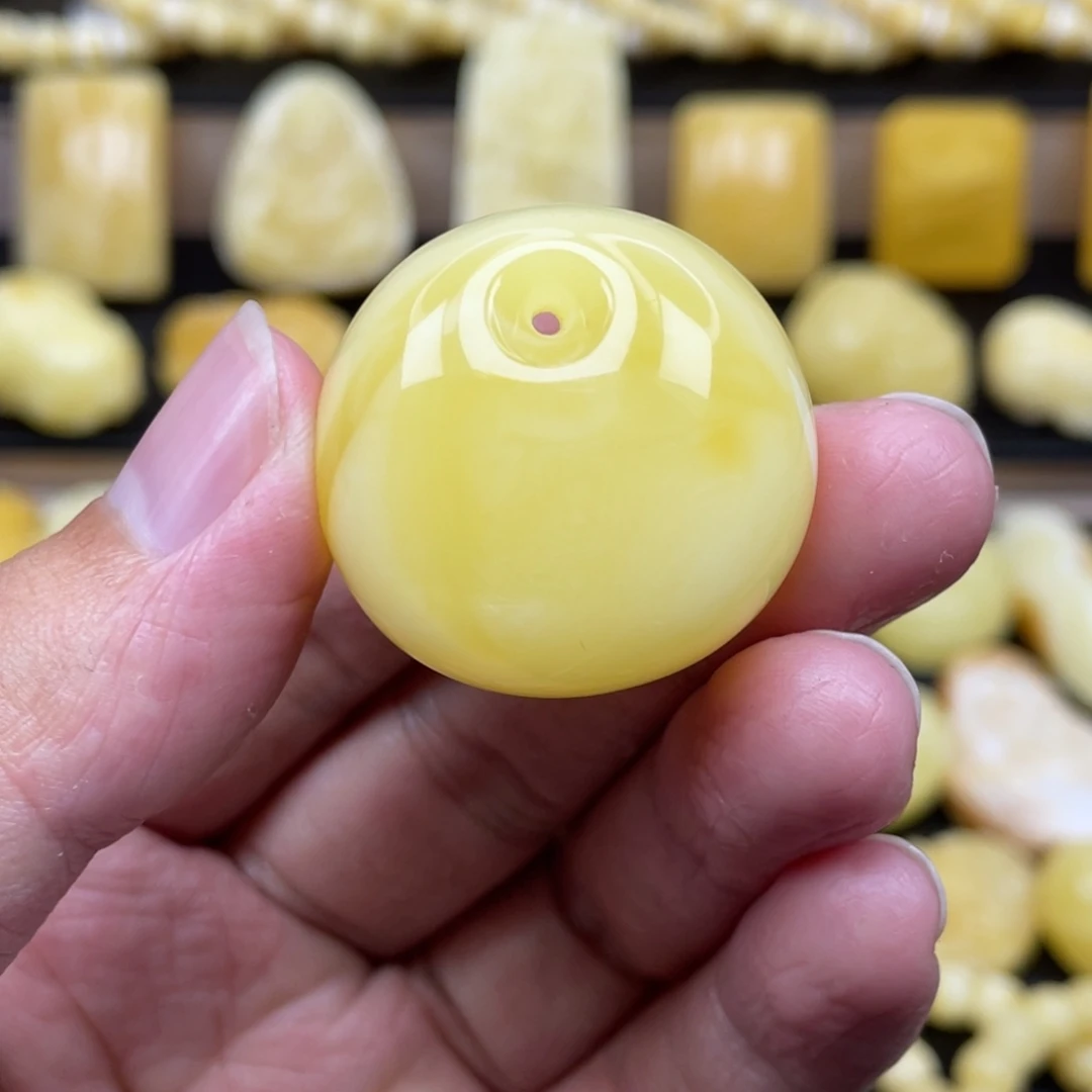 琥珀未镶嵌裸石琥珀蜜蜡