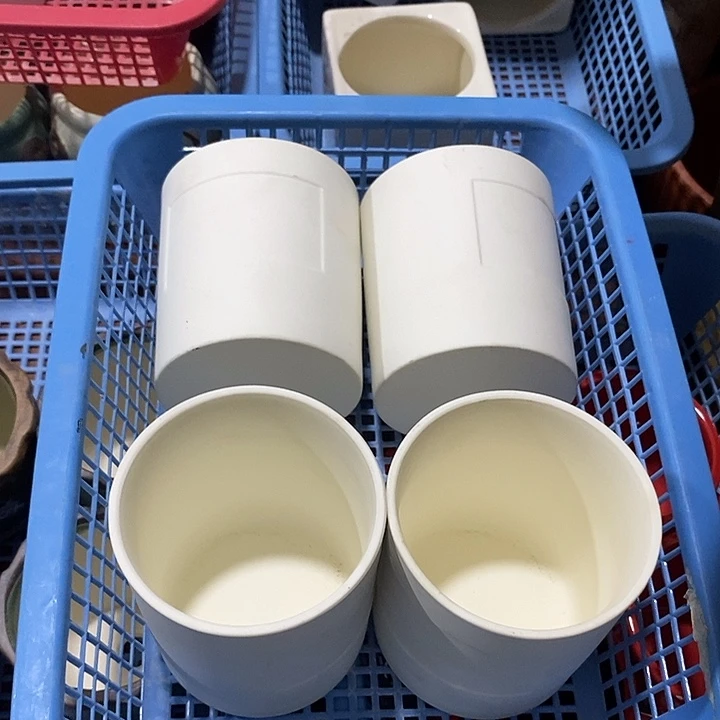 陶盆有孔 瑕疵针孔漏釉介意勿拍外高 9外口8