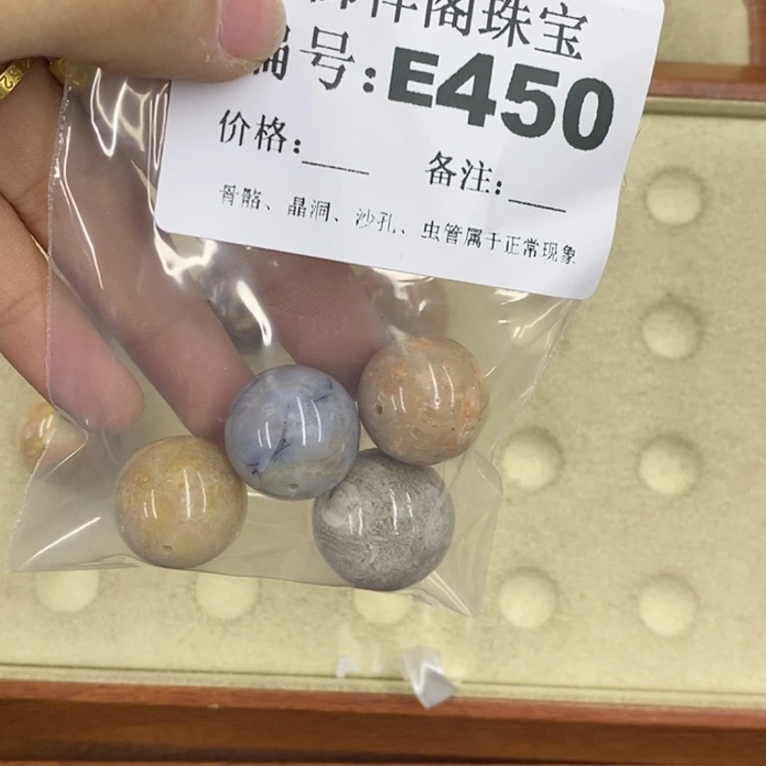 硅化珊瑚（珊瑚玉）颈饰未镶嵌n***1