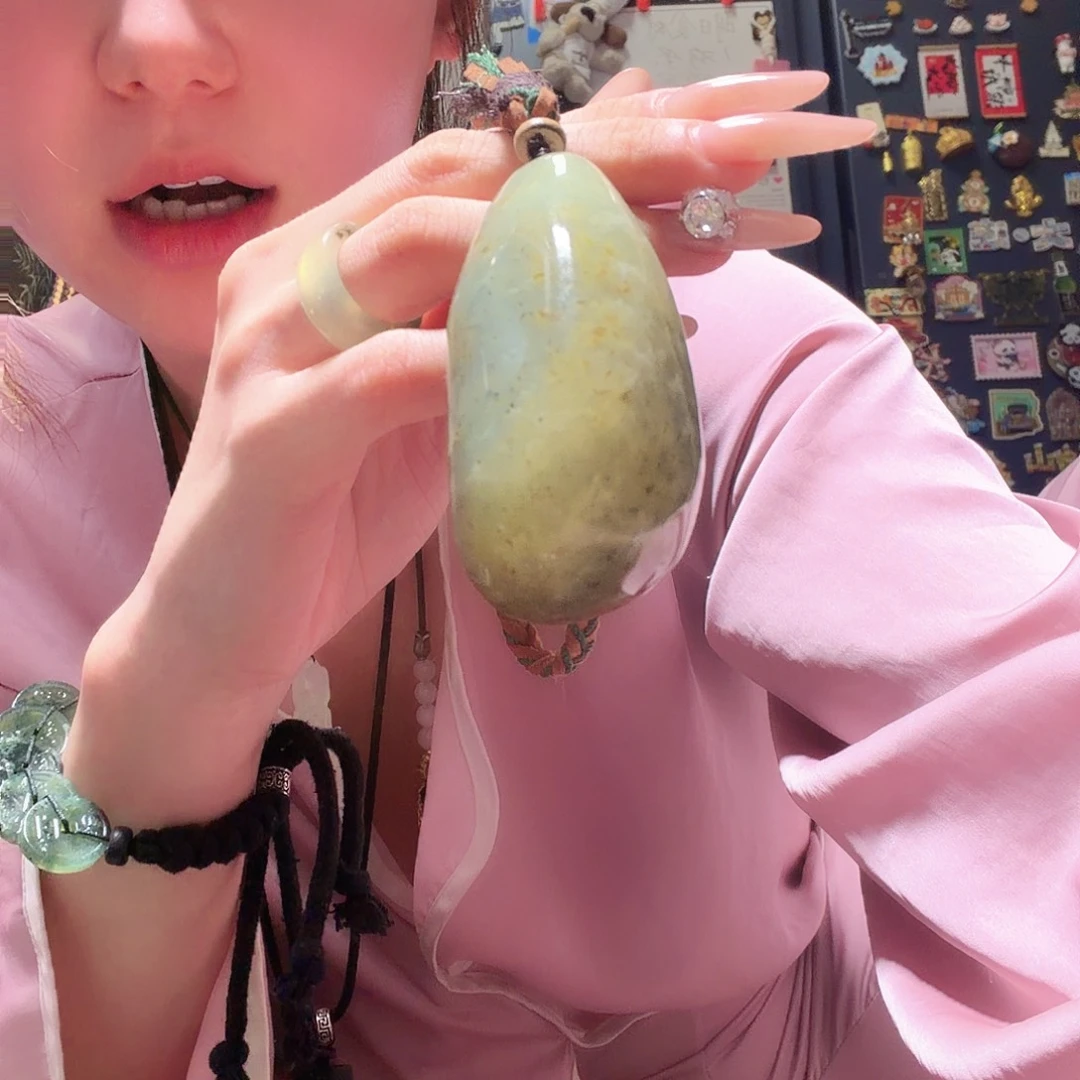 岫玉未镶嵌原石手把