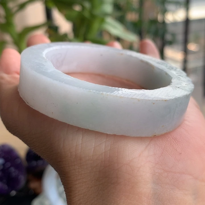 定制翡翠未镶嵌手镯55-56贵妃