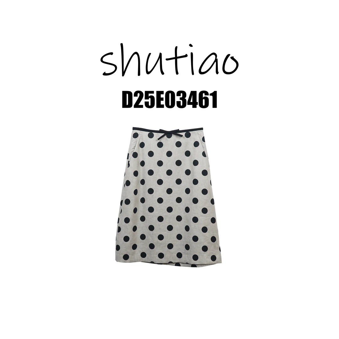 【SHUTIAO】2025夏季：新款小众设计款裙子D25E03461