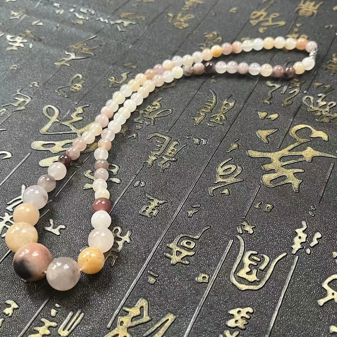 新疆浓郁藕粉紫罗兰时尚塔链【祥灵】（多样性）