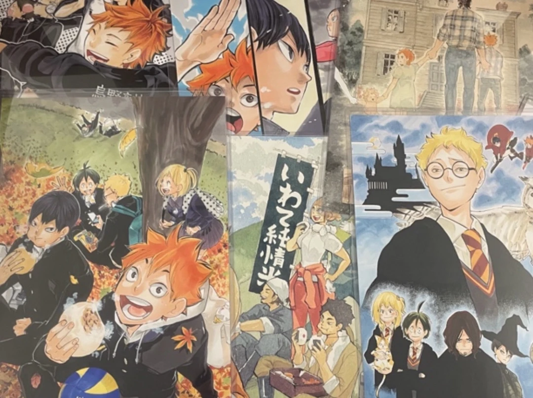 排球少年日版原画集切页3.9一张