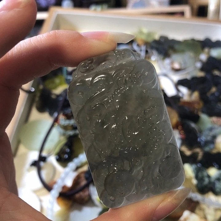 岫玉未镶嵌岫玉挂件