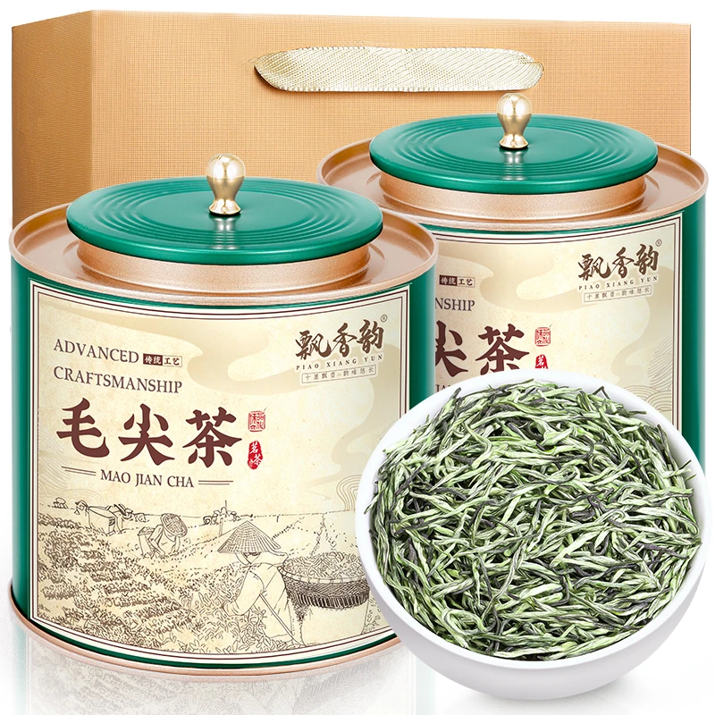 飘香韵特级明前毛尖茶新茶浓香型高山办公室绿茶春茶嫩芽散装茶叶