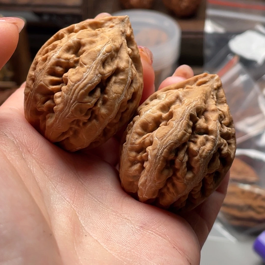 文玩核桃把件楸刀鱼90