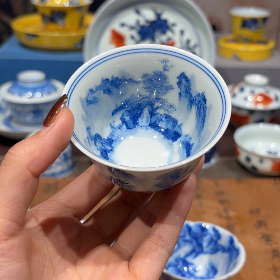 手工手绘陶瓷茶具
