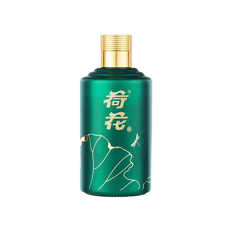 荷花墨玉荷花小酒酱香型 大曲坤沙纯粮酿造口感清甜53度100ml