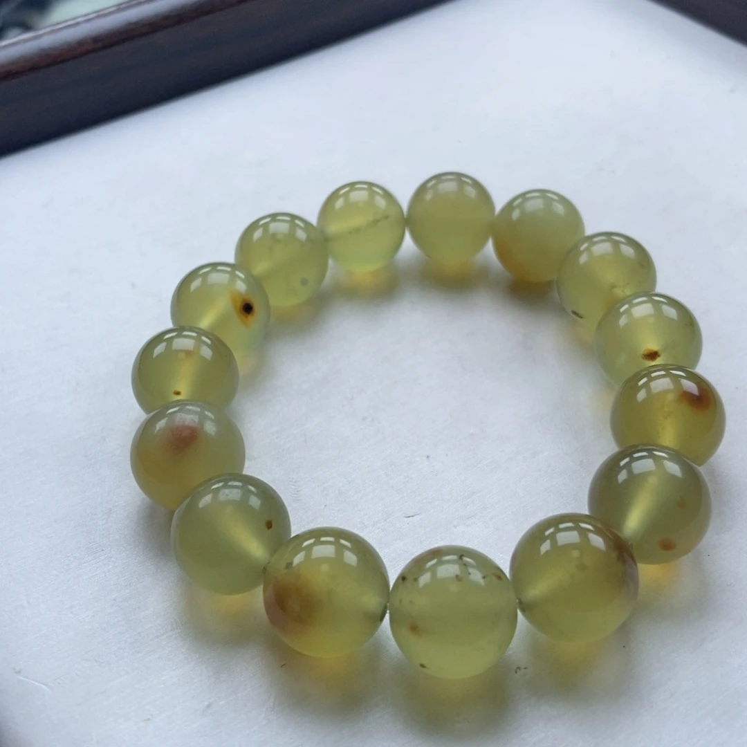 蛇纹石玉未镶嵌手链