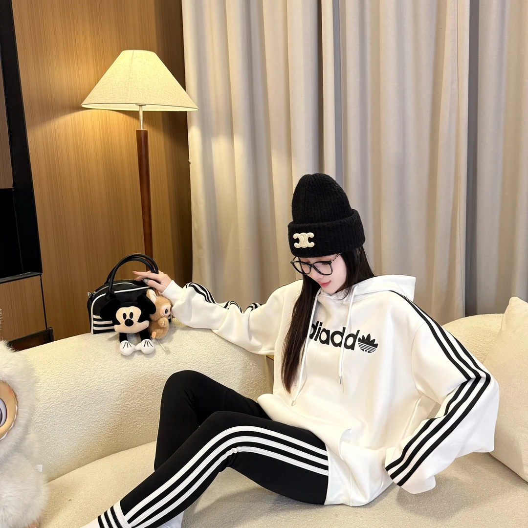 【踏雪寻梅】秋季新款时尚宽松休闲显瘦运动百搭情侣连帽卫衣04-1